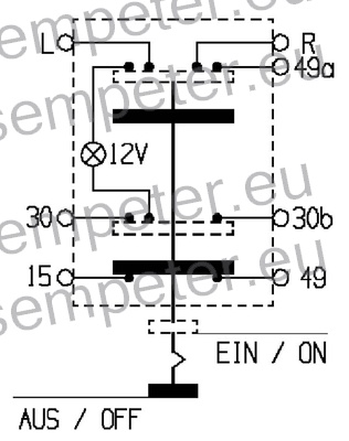 STIKALO TIPKA OPOZORILNE LUČI fi=30mm