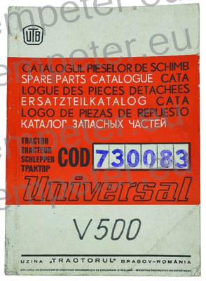 KATALOG TRAKTOR UTB V500 (cod730083)