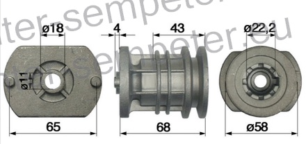 SKLOPKA NOSILEC NOŽA VRTNA KOSILNICA MTD CASTER GARDEN STIGA