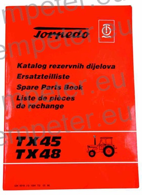 KATALOG TRAKTOR TD - TORPEDO TX45 - TX48 (03.86)
