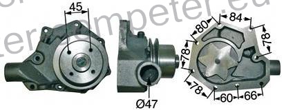 ČRPALKA VODE S TESNILOM JOHN DEERE