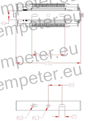 REFLEKTOR LED 17000Lm 100W 24V ZA SVETLOBNE STOLPE IP65 kot svetilnosti 60° delovna temperatura - 40°C do + 60°C