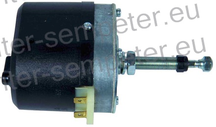 MOTORČEK BRISALCEV 12V s stikalom KRATKA OS L=61mm (dolžina ročice metlice je lahko max 350mm, dolžine metlice je lahko max 380mm) STIKALO SPREDNJI ZETOR 2511 - 3511 - 4511 - 3545 - 3513 - 46112511