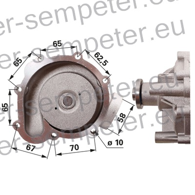 ČRPALKA VODE SDF DEUTZ FAHR SAME