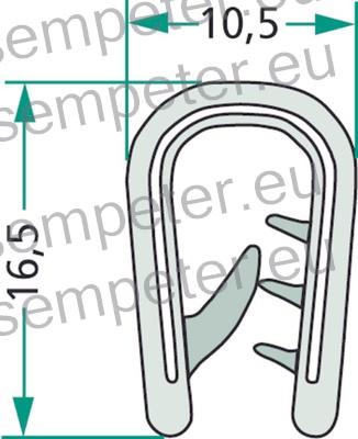 PROFIL GUMI KABINE STANDARD