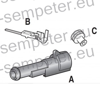 KONEKTOR VODOTESNI Ž (ženski) 1 - polni S - SEAL 150