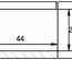 PUŠA REDUCIRNA 22 - 28 L=44 KROGLA PRIKLOPA