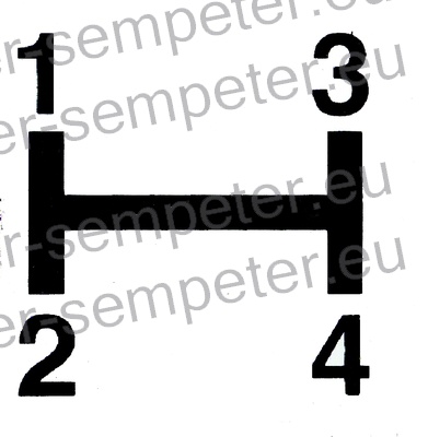 NALEPKA SHEMA PRESTAV "1 3 2 4" TD