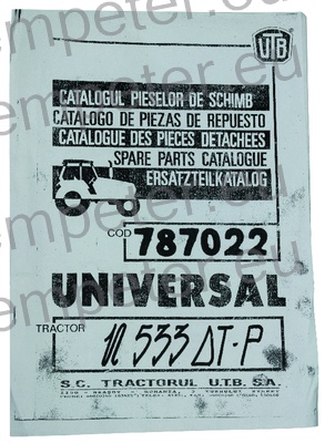 KATALOG TRAKTOR UTB U533DTP (cod787022)