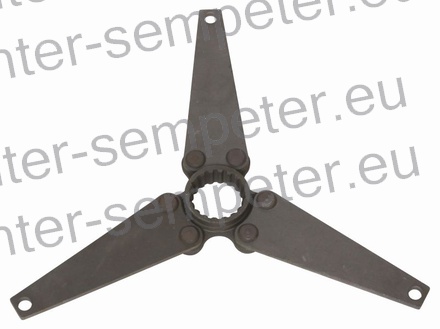 ZVEZDA KOŠA SKLOPKE fi=395 z=18/43x48 ZETOR Crystal 8111 - 8145 - 9111 - 9145 - 10111 - 10145 URSUS 914, C - 385