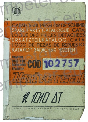 KATALOG TRAKTOR UTB U1010DT (cod102757)