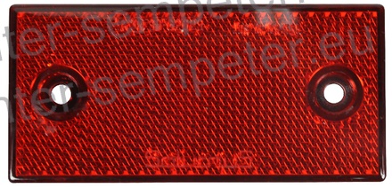 ODSEVNIK OGLAT RDEČ 94x46 SATURNUS