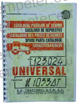 KATALOG TRAKTOR UTB U1033DT (cod123024)
