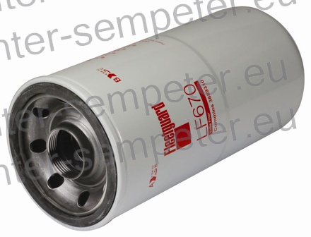 FILTER OLJA MOTORJA FLEETGUARD MF - MASSEY FERGUSON MF4800; MF4840(Cummins VT903 Eng.), MF4880; MF4900(Cummins VT903 Eng.), MF66 Loader(Cummins Eng.), MF77 Loader(Cummins Eng.), MF88 Loader(Cummins Eng.), MF88 with Cummins NT855 engine , MF4800,