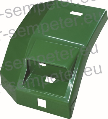 PODALJŠEK BLATNIKA DESNO ZADAJ PVC (z odprtino za registrsko lučko) JD - JOHN DEERE
