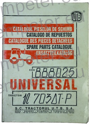 KATALOG TRAKTOR UTB U703DT - P (cod888025)