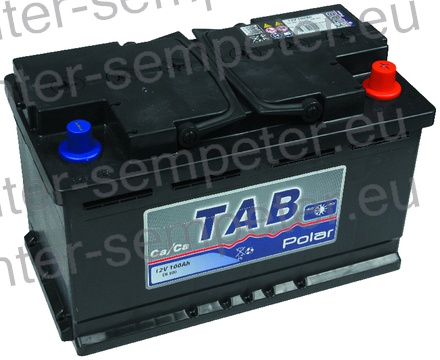 AKUMULATOR TOPLA krajši 100Ah+R POLAR EN800A L4 BBB