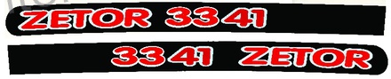 NALEPKA SET "ZETOR 3341"