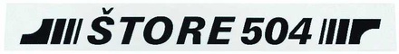 NALEPKA ŠTORE 504