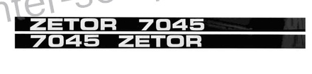 NALEPKA SET "ZETOR 7045"