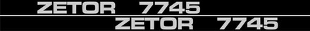 NALEPKA SET "ZETOR 7745"