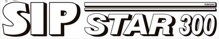 NALEPKA "SIP STAR 300"