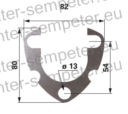 PODLOŽKA MOSTA SPREDNJEGA DISTANČNA SAME - SLH
