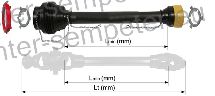ZAŠČITE KARDANA ŠIROKOKOTNE kpl T5 SPT