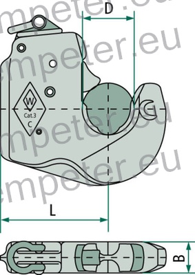 PRIKLOP HITRI ROKE HIDRAVLIKE SPODNJE Cat.3 WALTERSCHEID