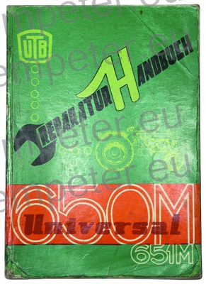 KATALOG TRAKTORJA PRIROČNIK ZA VZDRŽEVANJE TRAKTORJA UTB 650M