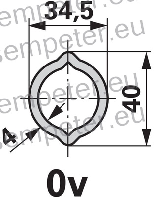 CEV KARDANA LIMONA notranja 0v 34,5x40 1,5m