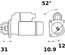 ZAGANJAČ MOTORJA 12V 3.0kW Z=9 IS0552 AZJ3170 TD - TORPEDO 45 - 4506 - 7206 - 55 - 60 - 75 - 90 ISKRA - LETRIKA - MAHLE