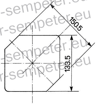 ŽAROMET SPREDNJI KVADRATEN s pozicijo SAME - SLH - SIP