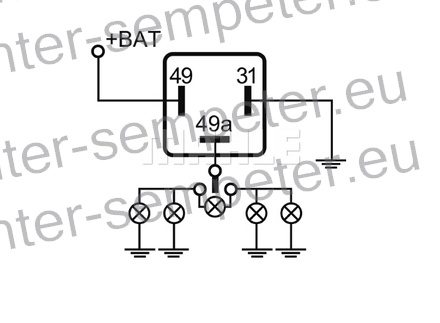 AVTOMAT SMEROKAZA (3 kontakti) 12V