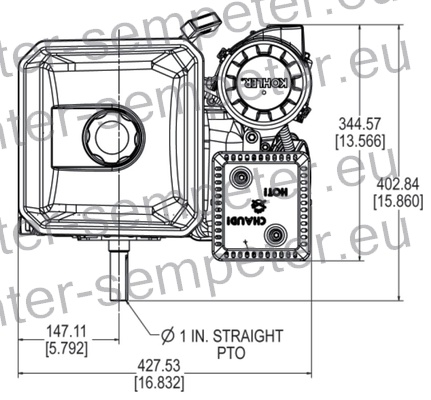 MOTOR KOSILNICE KOHLER 9.5KM 277ccm MUTA - BCS