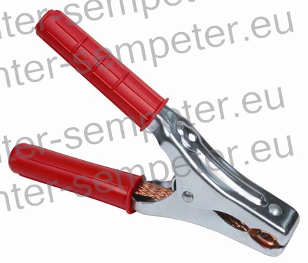 KLEŠČA ELEKTRIČNA povezana S PLETENICO rdeča 500A