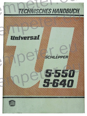 KATALOG TRAKTORJA PRIROČNIK ZA VZDRŽEVANJE TRAKTORJA - GOSENIČAR? UTB S550 - S640