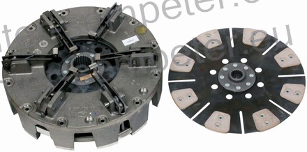 KOŠ (brez ležajev) SKLOPKE fi=350/350 kpl LUK CASE 1255/XL, 1455, 1455/XL