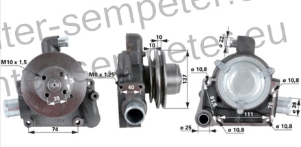 ČRPALKA VODE STEYR 190 - 288 - 290