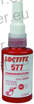LEPILO LOCTITE 577 1/50ml ZA TESNJENJE CEVNIH ZVEZ in tesnjenje kovinskih navojev