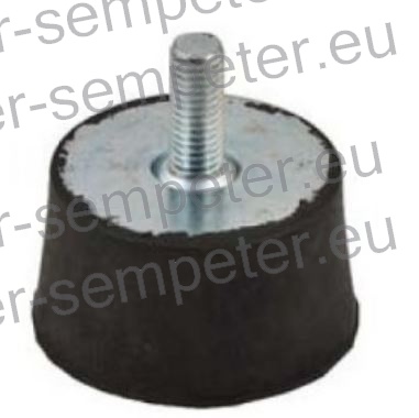 BLAŽILEC GUMI 38X25mm M8x18mm