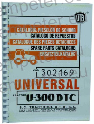 KATALOG TRAKTOR UTB U300DTC (cod302169)