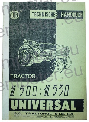KATALOG TRAKTORJA PRIROČNIK ZA VZDRŽEVANJE TRAKTORJA UTB U500 - U530