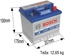 AKUMULATOR BOSCH 52Ah 470A +Desno SILVER S4 Dimenzije: Dolžina: 207mm Širina: 175mm Višina: 190mm Tip podnožja: B13 Teža: ??kg