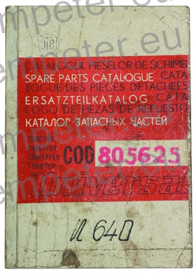 KATALOG TRAKTOR UTB U640 (cod805625)