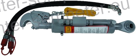 POTEZNICA HIDRAVLIKE ROČICA TOPLING HIDRAVLIČNA CAT2 L=570 - 790mm (Fi= batnice=35mm Fi cilindra=70mm fi krogle spredaj in zadaj=25.4mm)
