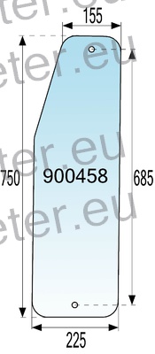 STEKLO KABINE SPREDAJ spodaj LEVO ali DESNO UTB 530 NT kabina: ORAŠJE (novi tip)