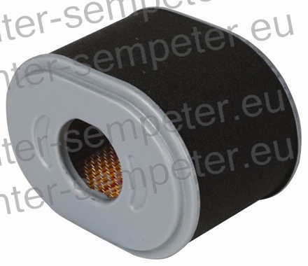 FILTER ZRAKA ovalen (SF) HONDA engine GX110, GX120, GX140, GX160K1, GX160T1, GX160U1, GX200, GX200T, GX200U, GX200UT ABAC ALKO AMMANN ATLAS COPCO BCS TRACTORS 615Max BENFORD BOBCAT BOMAG BRIGGS - STRATTON DOOSAN DAEWOO