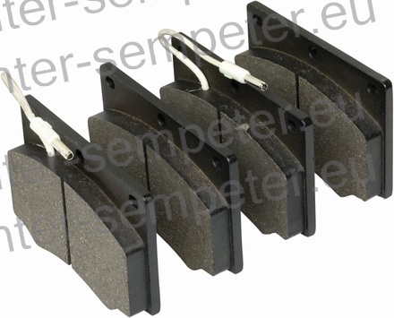 PLOŠČICE ZAVORNE ! do 40km/h ! grt (2 para = 4 kosi) RENAULT CLAAS FENDT JD - JOHN DEERE CASE