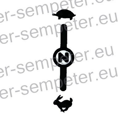 NALEPKA "ŽELVA - N - ZAJEC" TD